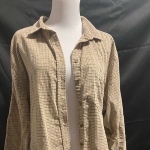 Vintage unisex beige blouse